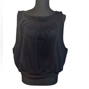 FP Movement Running Through My Mind Mesh Tank (NWOT; Black; Sz Large)
